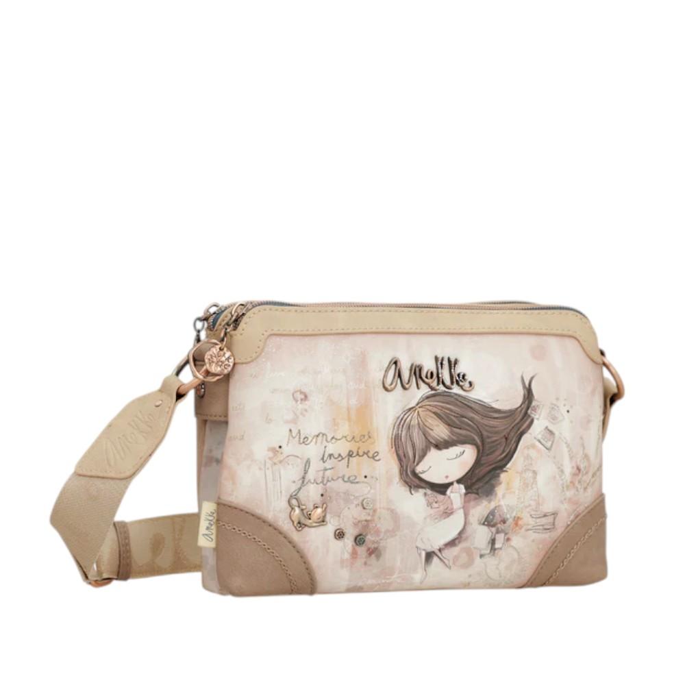 Bandolera Doble Compartimento Memories Anekke