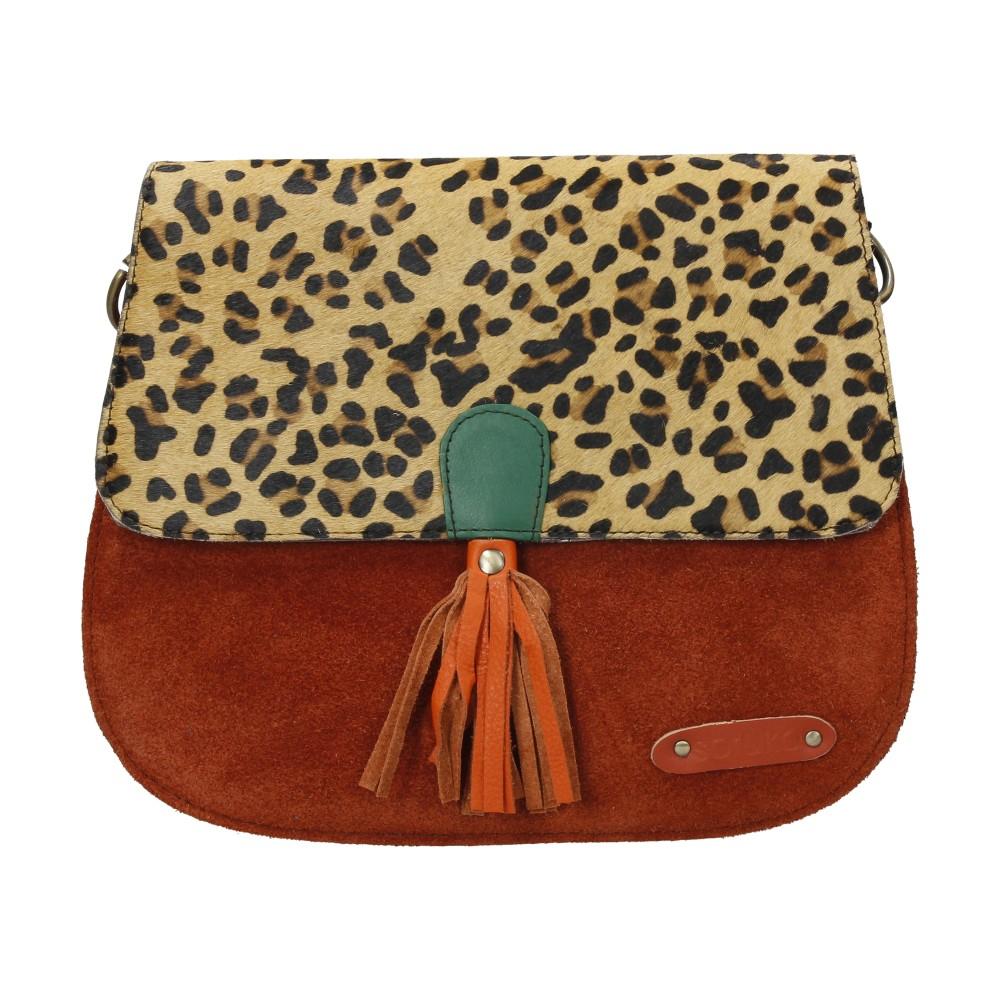 Bolso De Piel Rose Print Soruka