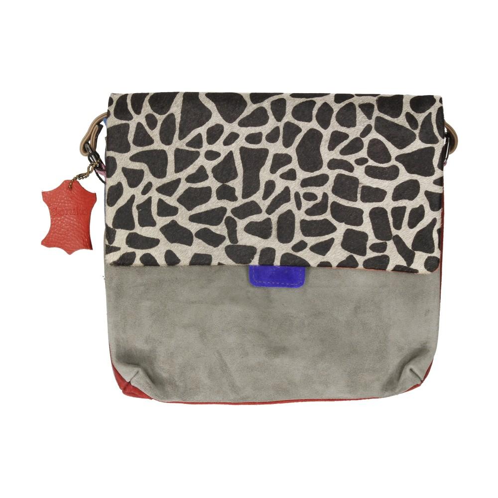 Bolso Bandolera De Piel Ingrid Reversible Soruka