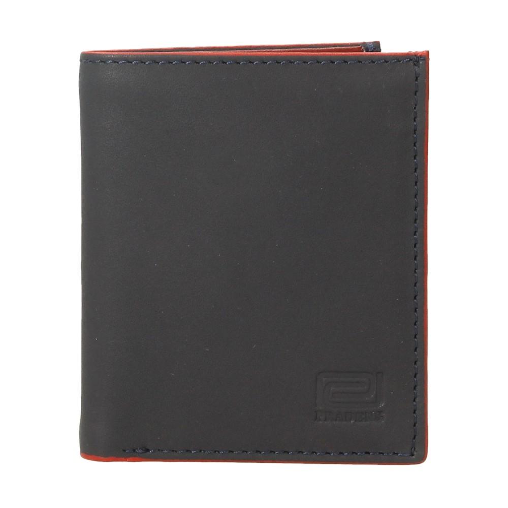 Cartera Mini De Piel Hombre Cantos Rojos