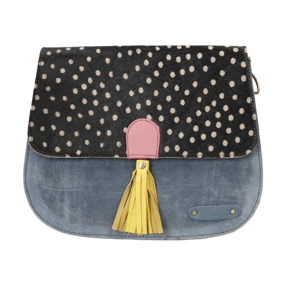 Bolso De Piel Rose Print Soruka