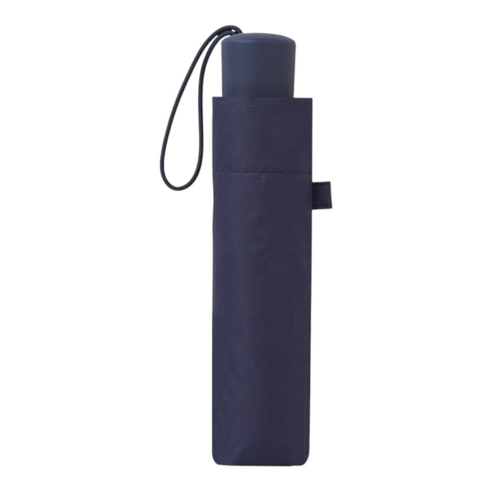 Paraguas Plegable Manual C-Collection Azul Marino Compacto y Resistente