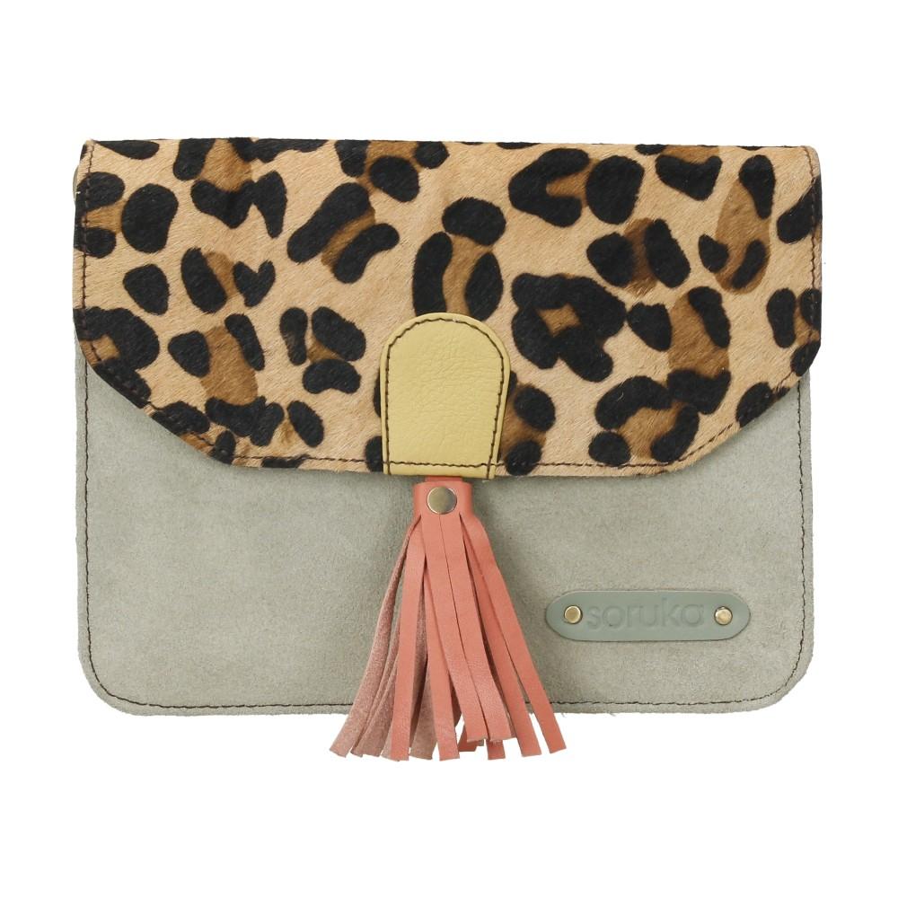 Monedero Bandolera De Piel Claire Soruka