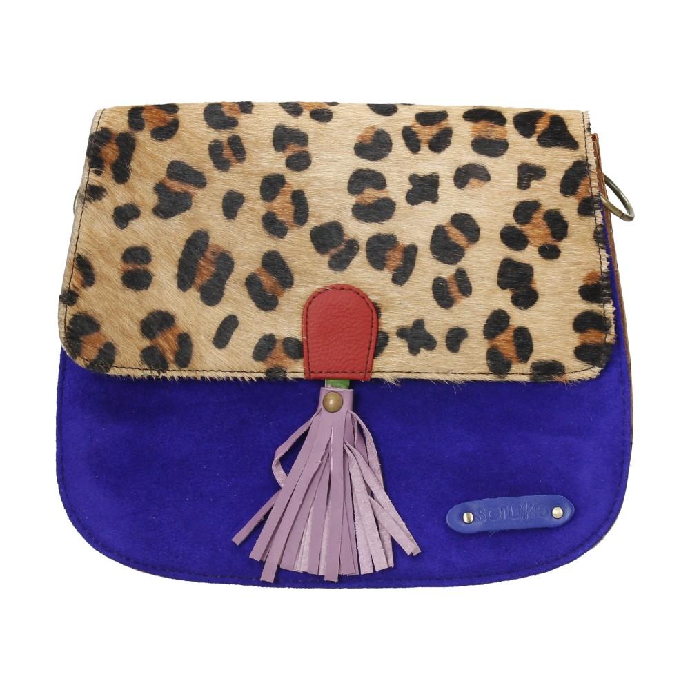 Bolso De Piel Rose Print Soruka