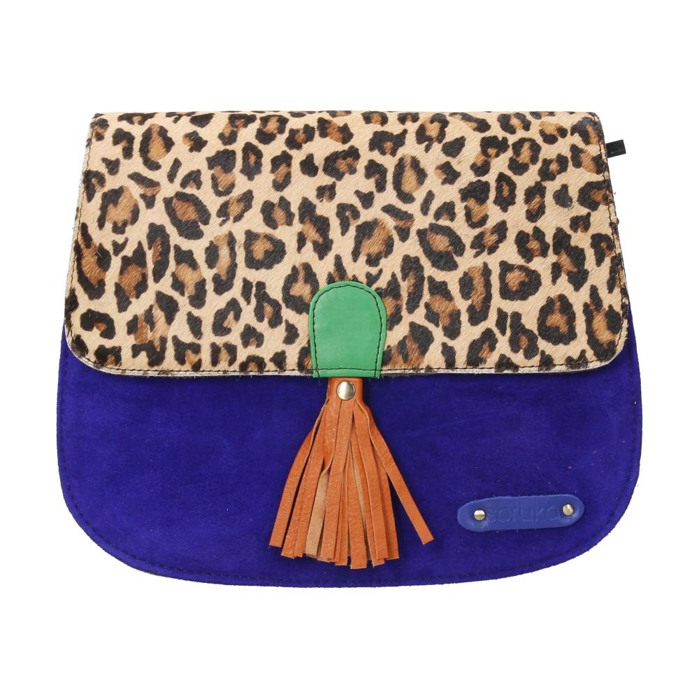 Bolso De Piel Rose Print Soruka