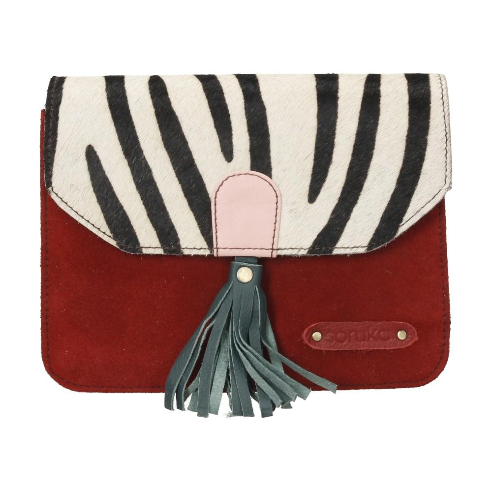 Monedero Bandolera De Piel Claire Soruka