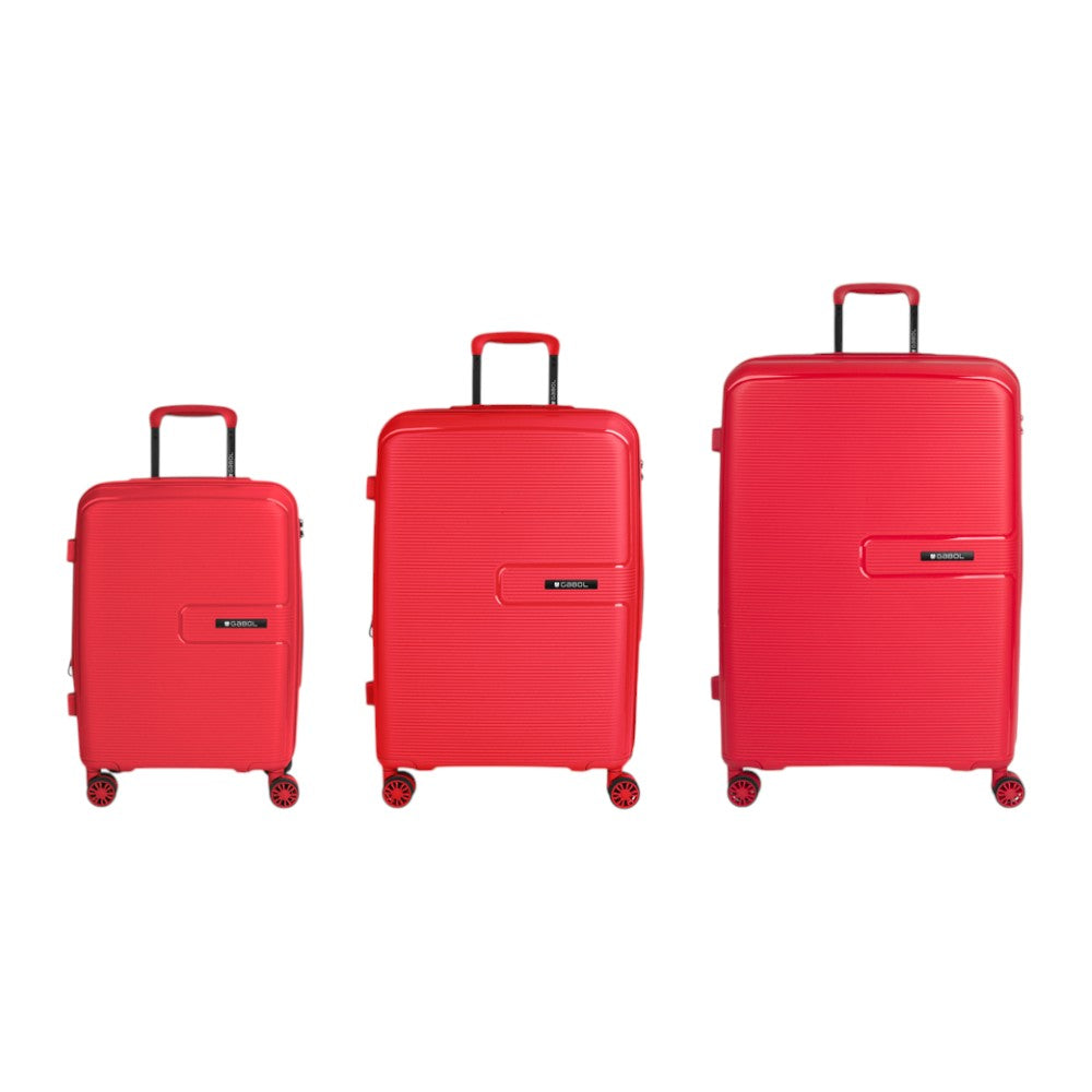 Set de 3 Maletas Rígidas Expandibles Polipropileno Luisipo