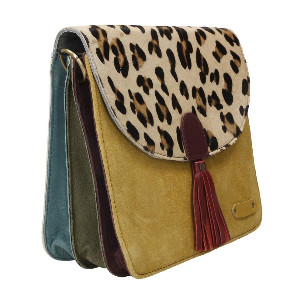 Bolso Bandolera De Piel Olivia Soruka
