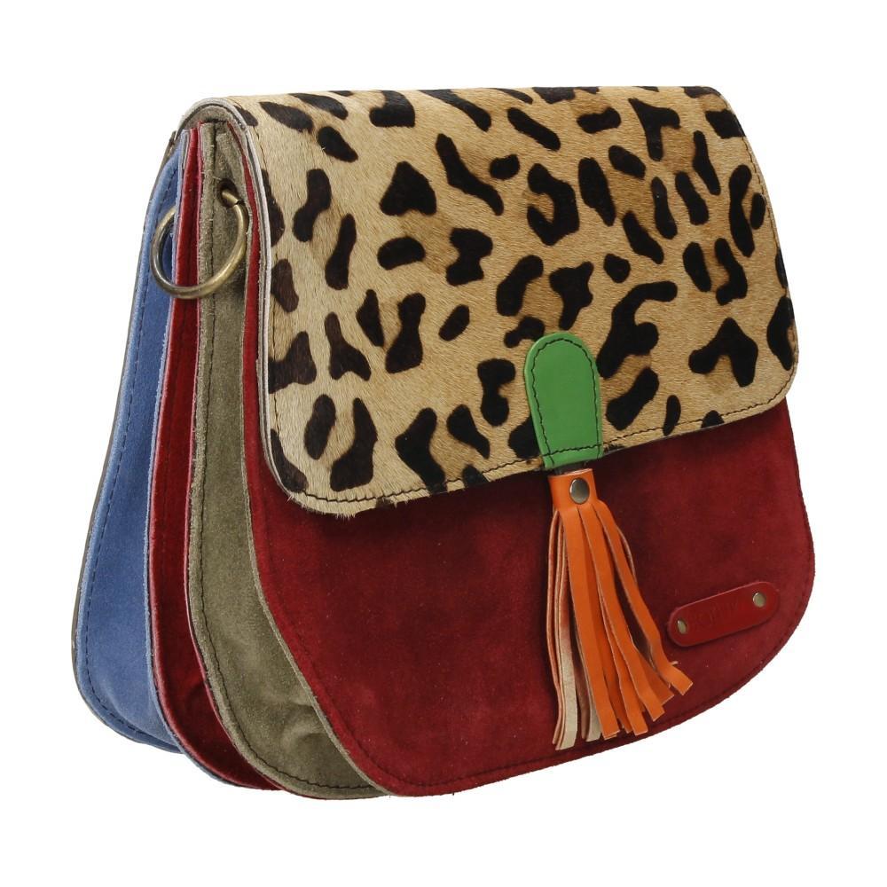 Bolso De Piel Rose Print Soruka