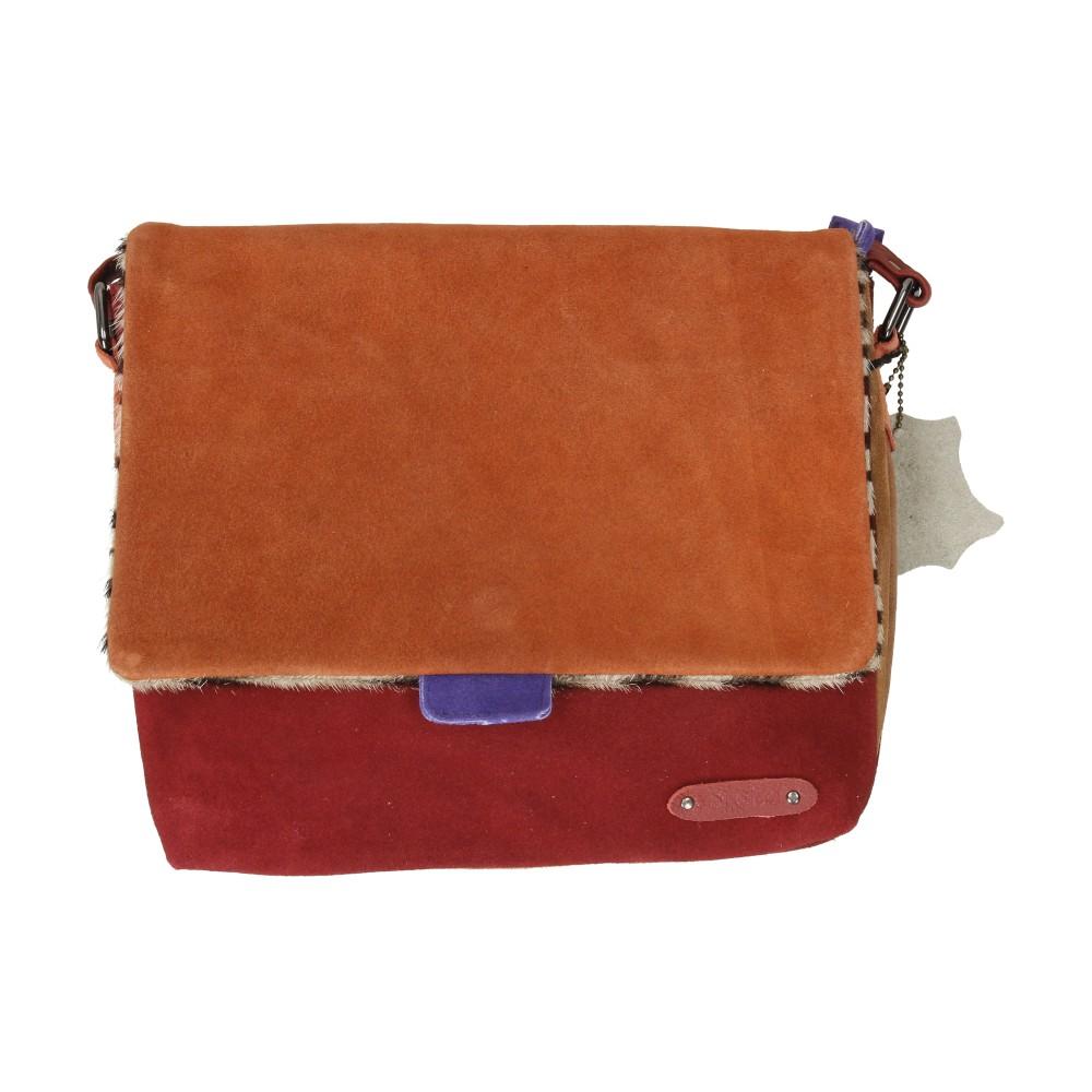 Bolso Bandolera De Piel Ingrid Reversible Soruka