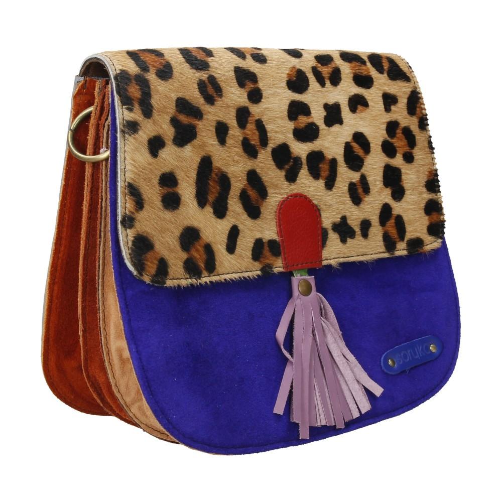 Bolso De Piel Rose Print Soruka