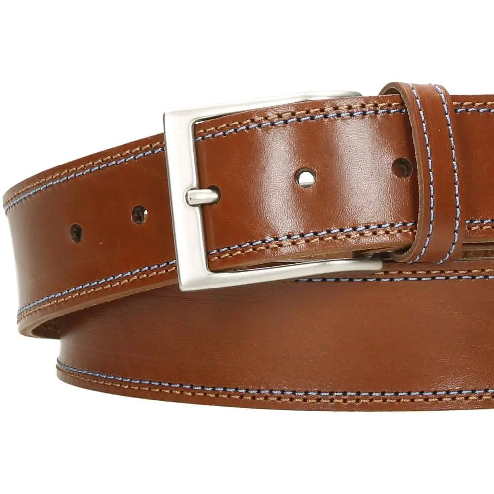 Cinturón De Piel Dos Costuras GS - 2