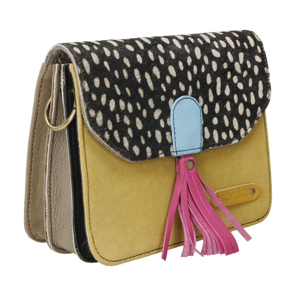Monedero Bandolera De Piel Claire Soruka