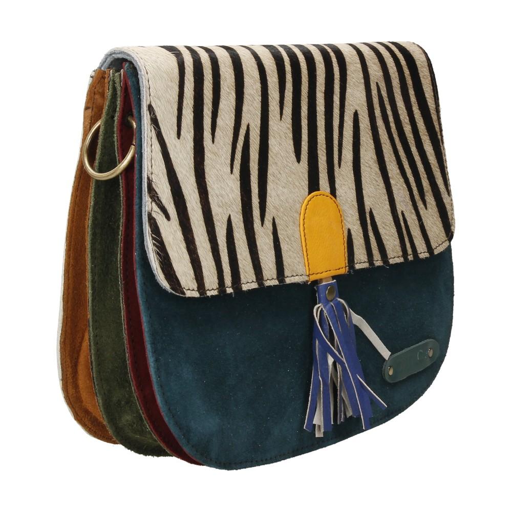 Bolso De Piel Rose Print Soruka