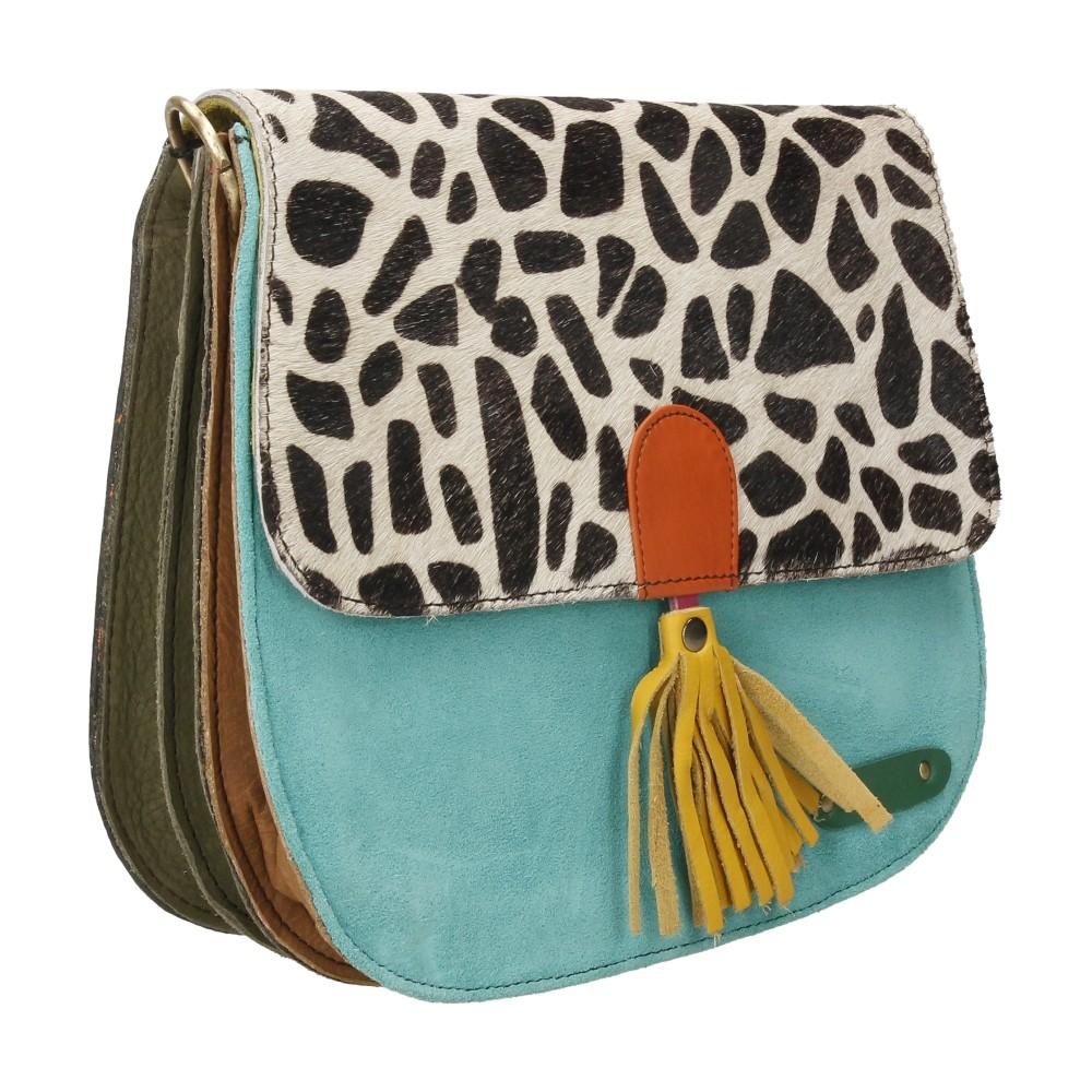 Bolso De Piel Rose Print Soruka