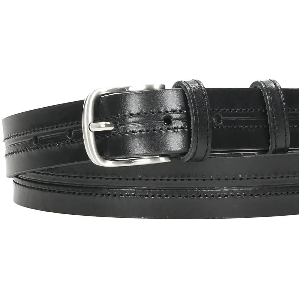Cinturón De Piel Raya Fina GS Gs Urban