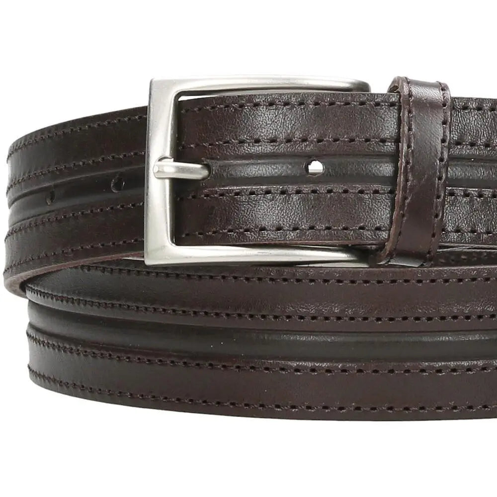 Cinturón De Piel Raya Ancha GS - 3