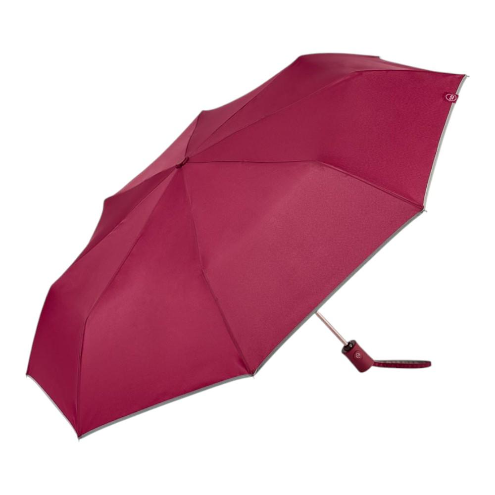 Paraguas Plegable Automático Mujer Bisetti ColorParty Granate
