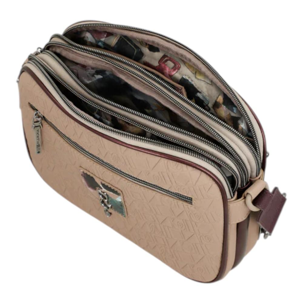 Bolso Bandolera Original 3 Compartimentos"Anekke"