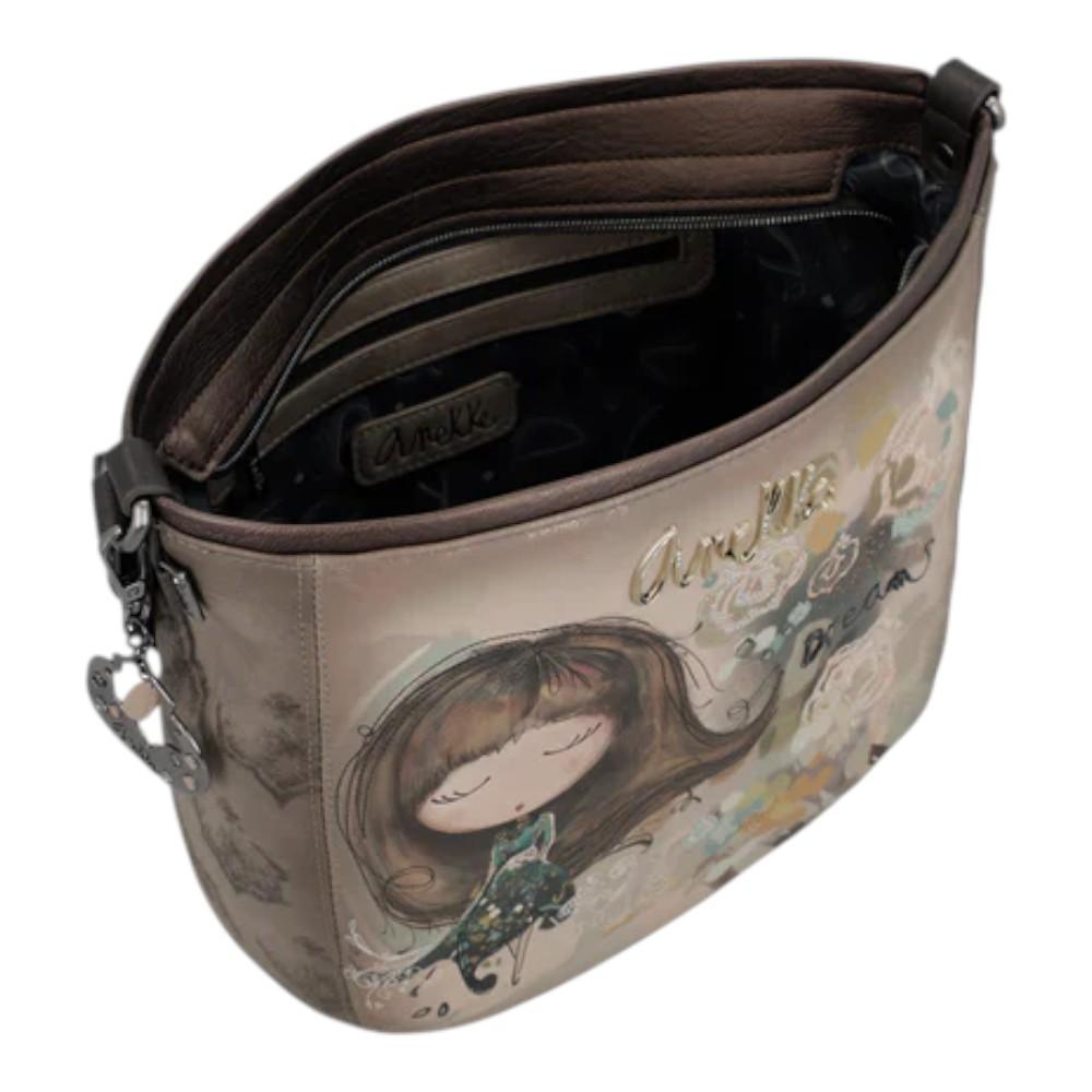 Bolso Bandolera Original 3 Compartimentos"Anekke"