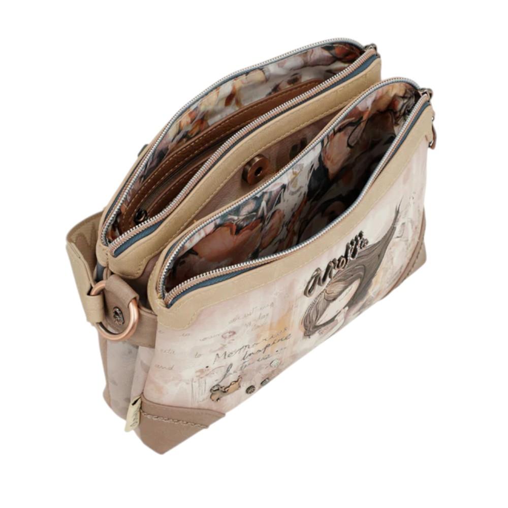 Bandolera Doble Compartimento Memories Anekke