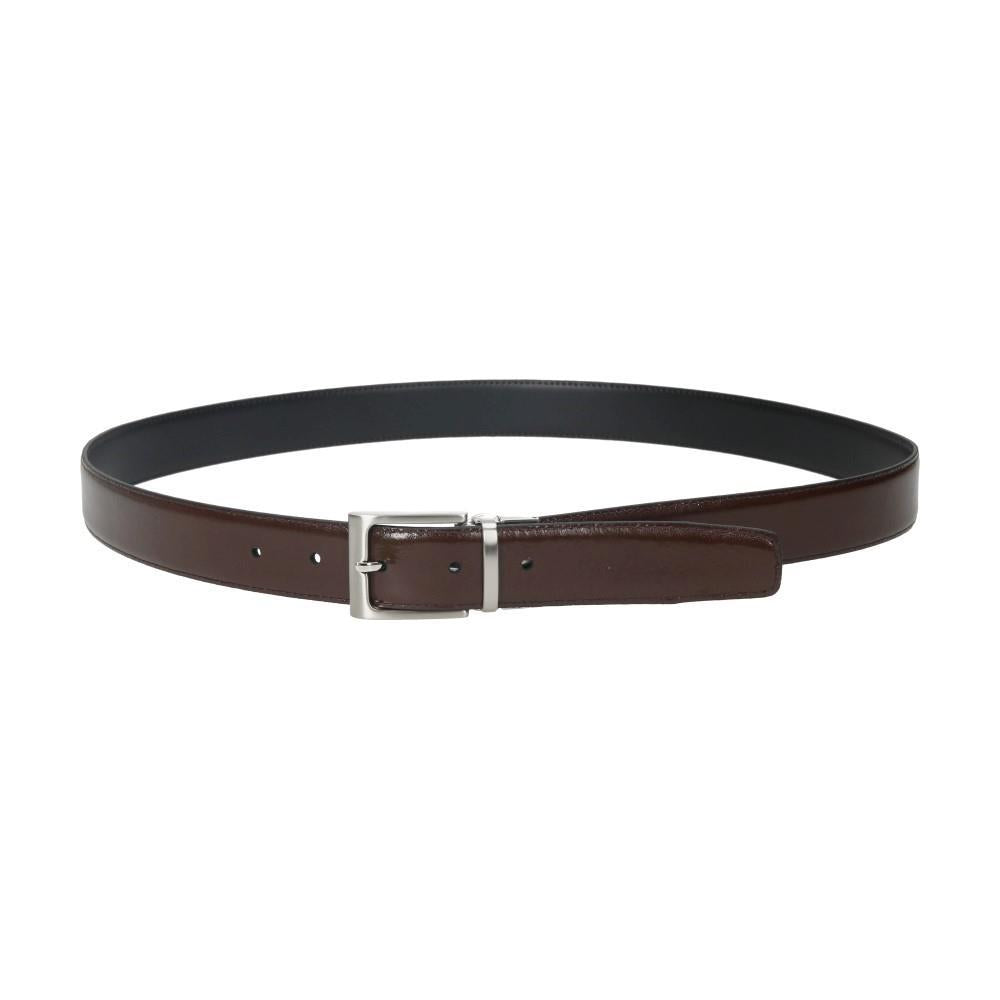 Cinturón Reversible de Piel Negro y Marrón Fabricado en España