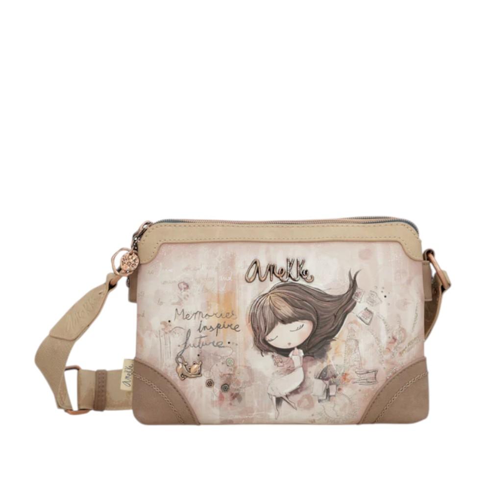 Bandolera Doble Compartimento Memories Anekke