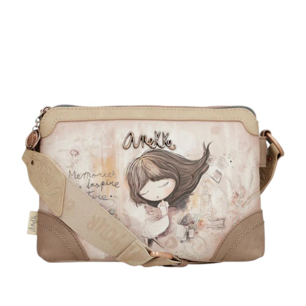 Bandolera Doble Compartimento Memories Anekke