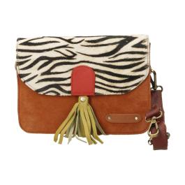 Bolso De Piel Claire Print Soruka