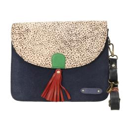 Bolso De Piel Olivia Print Soruka