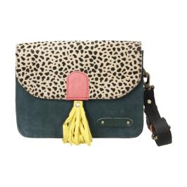 Bolso De Piel Claire Print Soruka