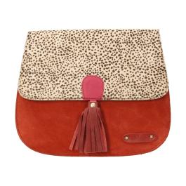 Bolso De Piel Rose Print Soruka