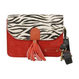 Bolso De Piel Claire Print Soruka