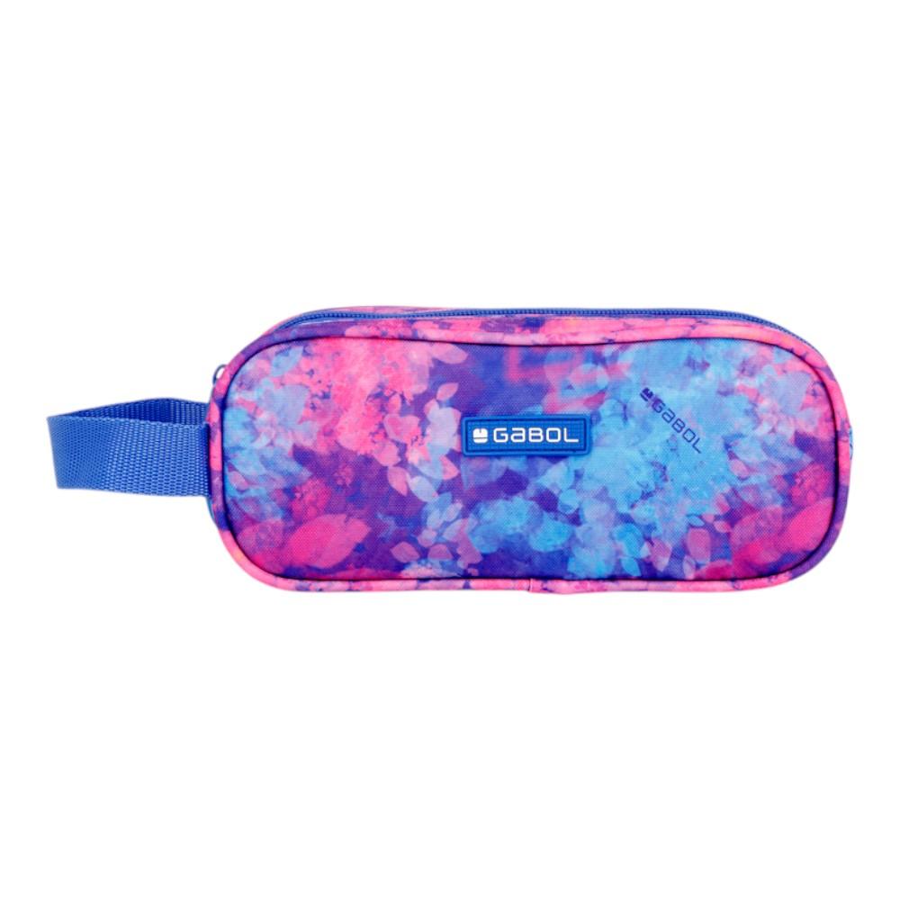 Estuche Triple Gabol SUNSET Fucsia | Tres Compartimentos para Llevarlo Todo