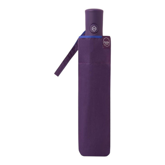 Paraguas Plegable Automático Mujer Bisetti ColorParty Berenjena