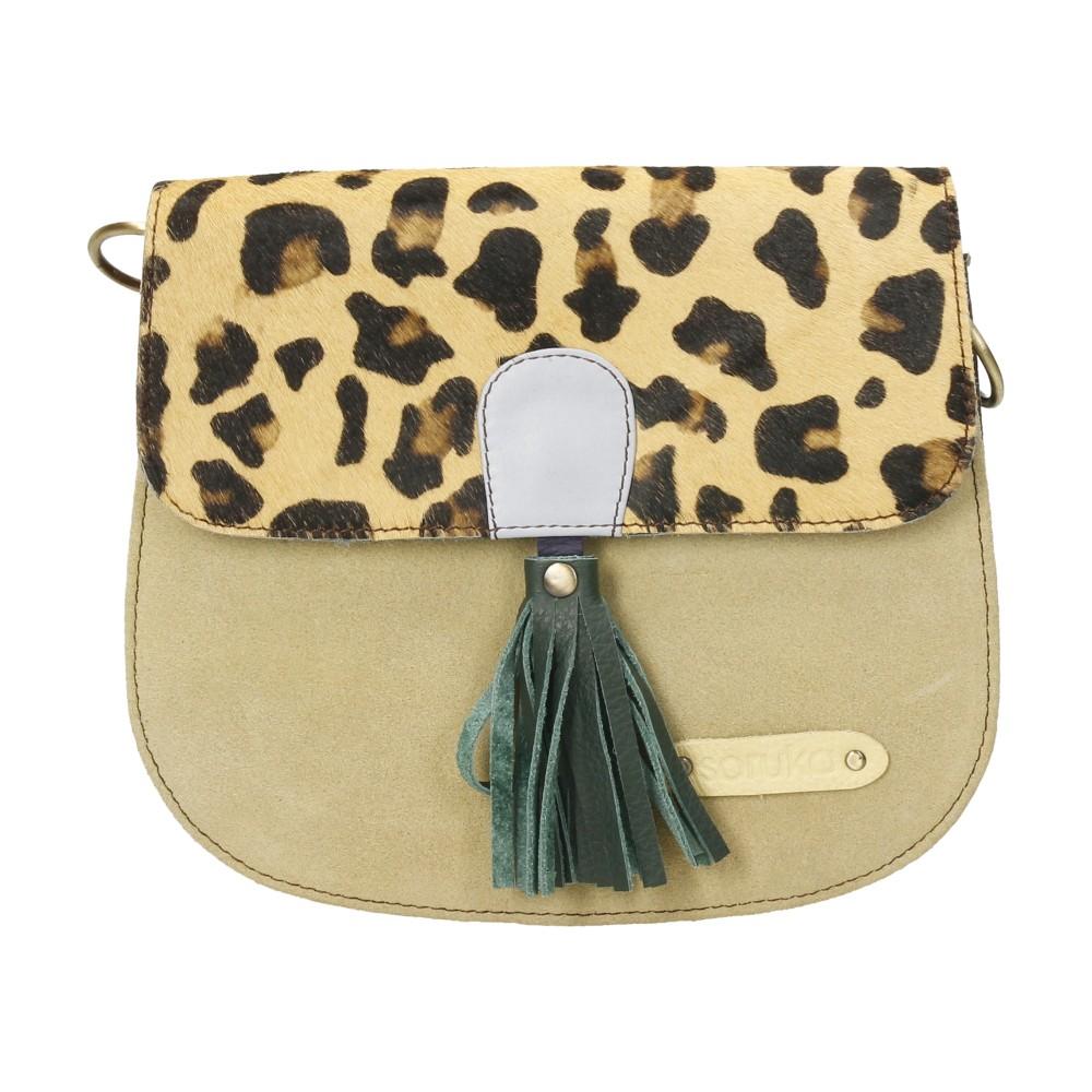 Bolso Bandolera De Piel Lena Soruka