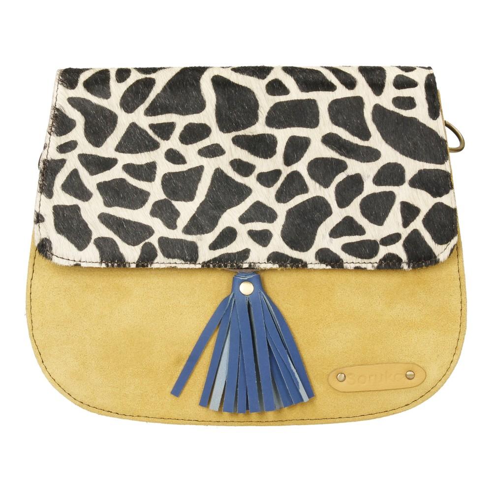 Bolso De Piel Rose Print Soruka