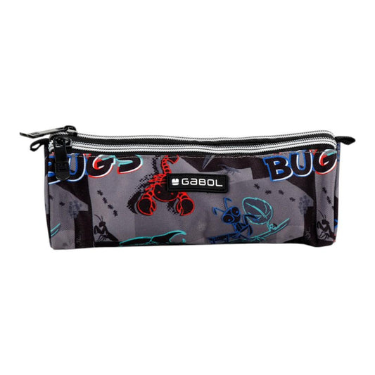 Estuche Tres Cremalleras Bugs Gabol