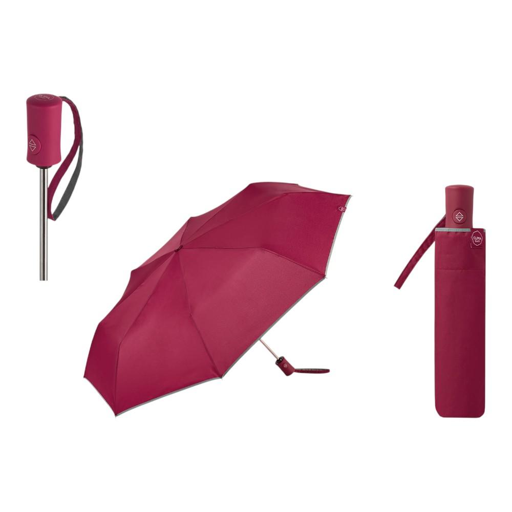 Paraguas Plegable Automático Mujer Bisetti ColorParty Granate