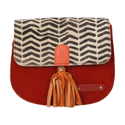 Bolso De Piel Lena Print Soruka