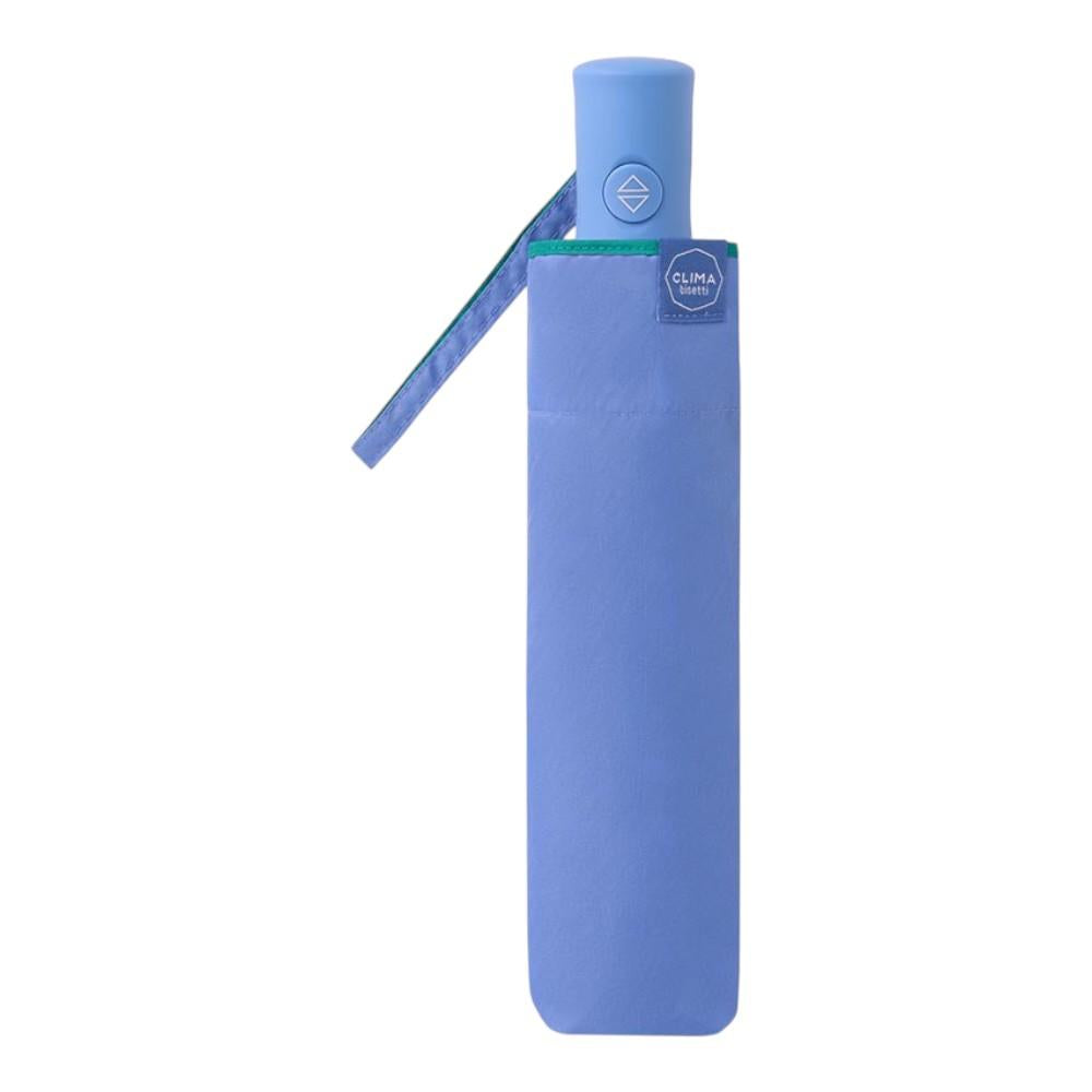 Paraguas Plegable Automático Mujer Bisetti ColorParty Celeste