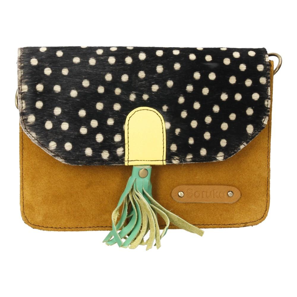 Bolso Bandolera De Piel Claire Soruka