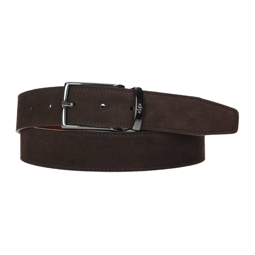 Cinturón De Piel Reversible/Serraje Klok