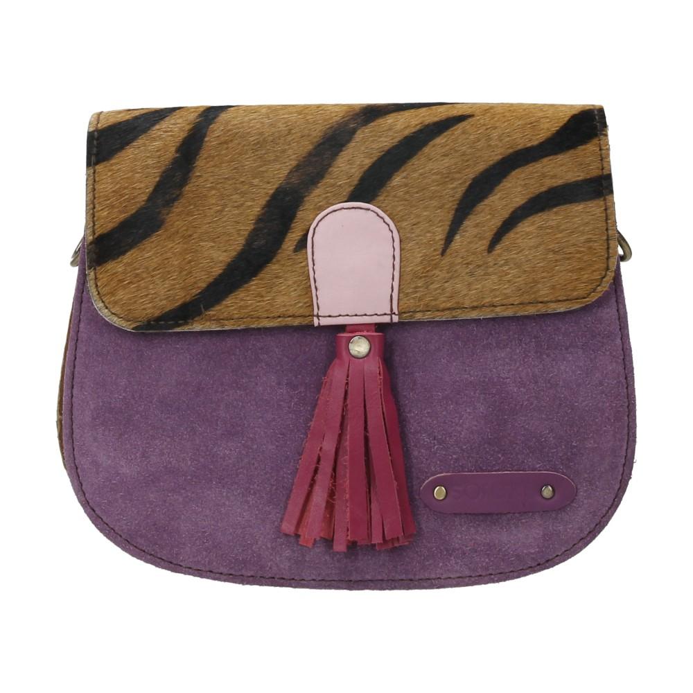 Bolso De Piel Lena Print Soruka