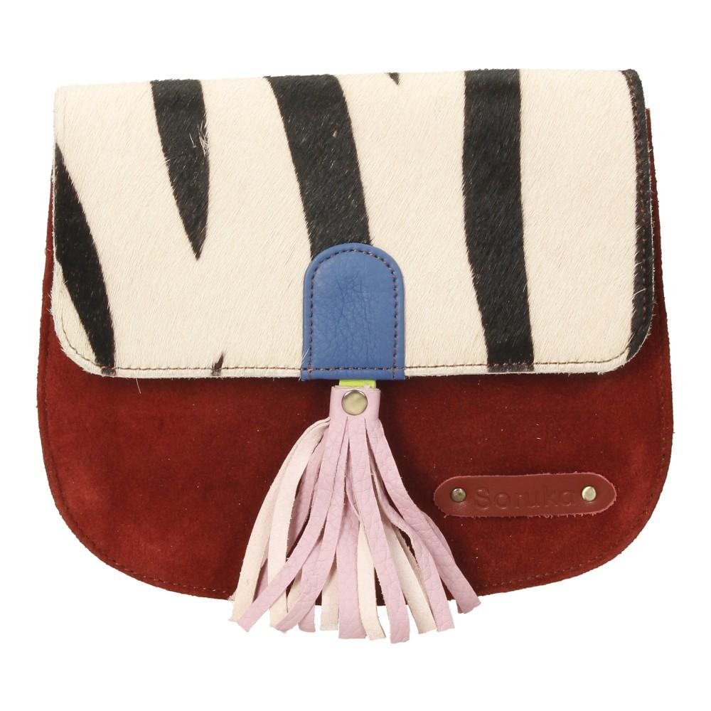 Bolso De Piel Lena Print Soruka