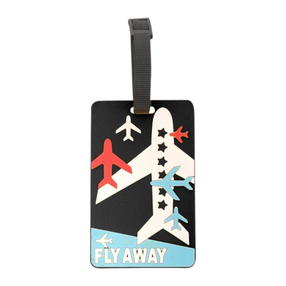Identificador Maleta Negro Aviones Viaje