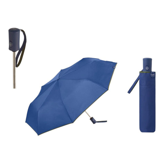Paraguas Plegable Automático Mujer Bisetti ColorParty Azul