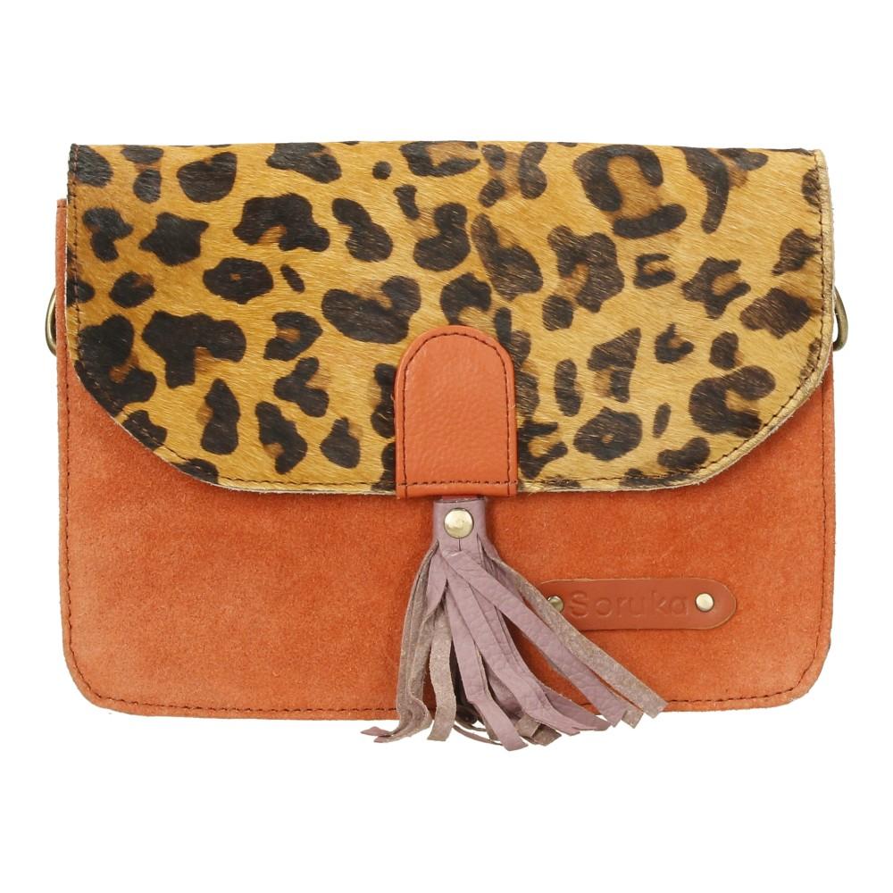 Bolso Bandolera De Piel Claire Soruka