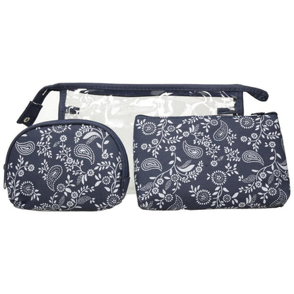 Benzi Three Piece Toiletry Bag Set