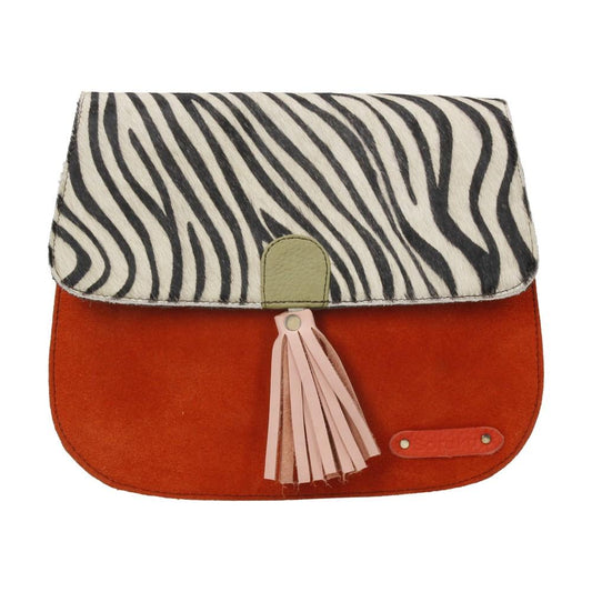 Bolso De Piel Rose Print Soruka